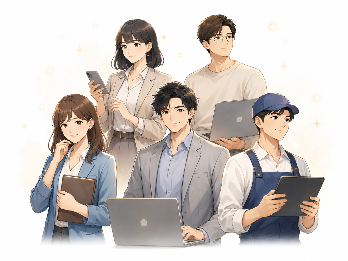 求職者と企業のイメージ